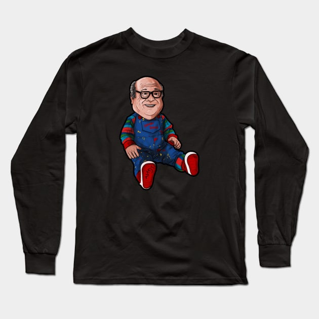 Danny DeVito is Chucky Long Sleeve T-Shirt by Harley Warren